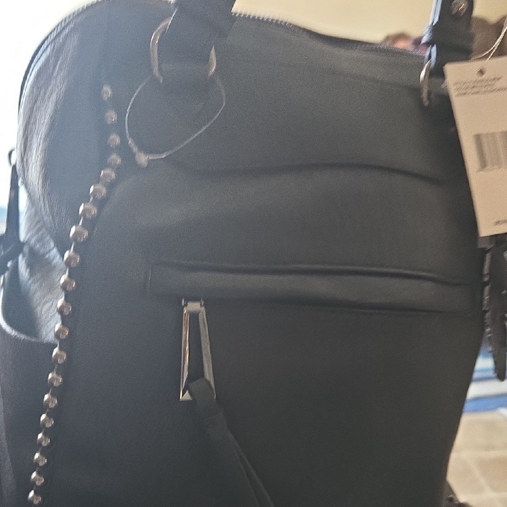 Camille La Vie Black Shoulder Bag Minimalist Design